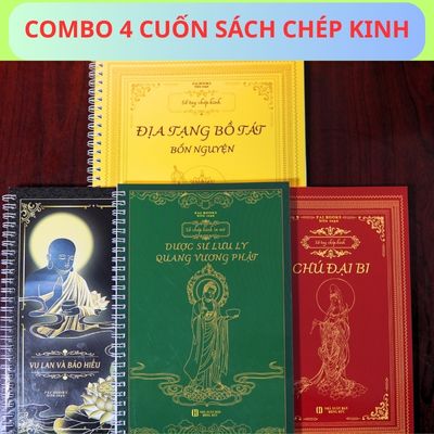 Combo 5 cuốn sách chép kinh